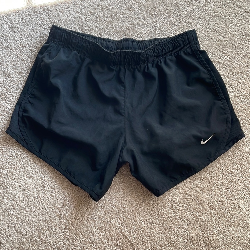 Black DriFit Girls Nike running shorts